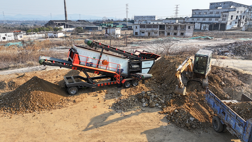 德森環境篩分項目現場