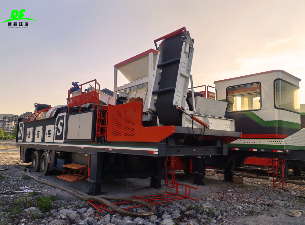 德森環(huán)境土壤淋洗車：移動(dòng)修復(fù)，高效破局污染難題